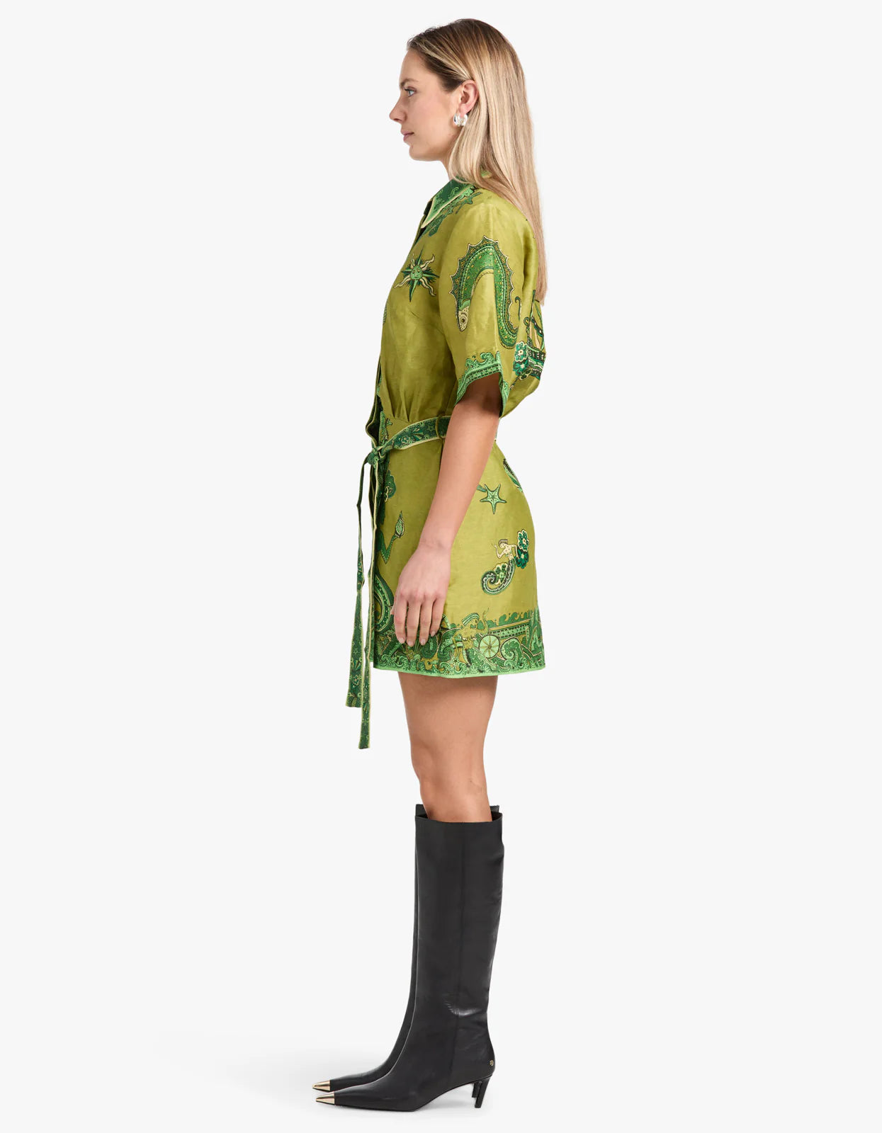 Olive Oil Shipwreck Mini Dress