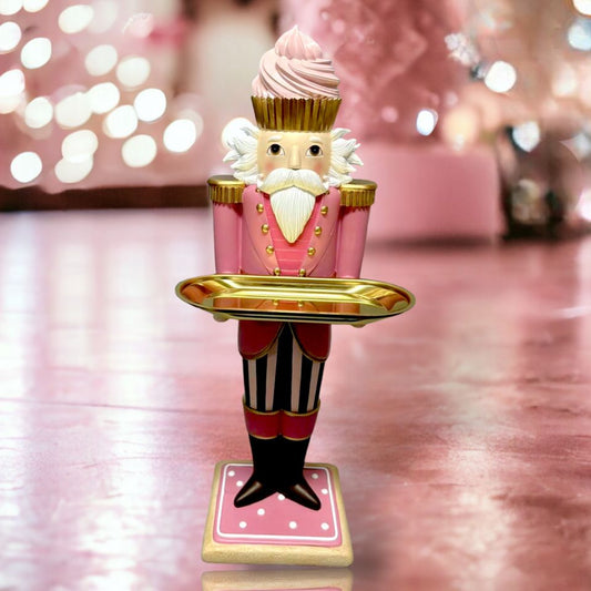 Candy Town Nutcracker w/Tray