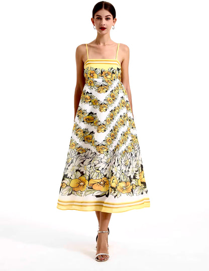 Sunflower Midi Sundress