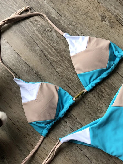 Color Block Bikini 1