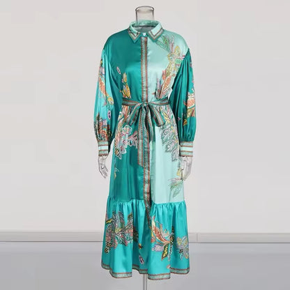 Peacock Midi Dress