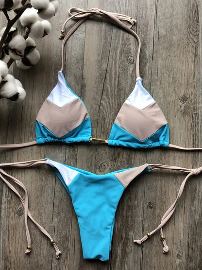 Color Block Bikini 1