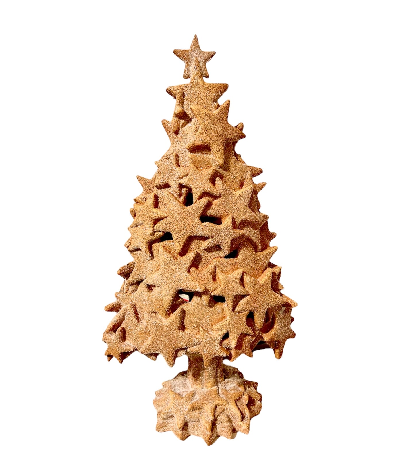LED Gingerbread Star Cookie Tree