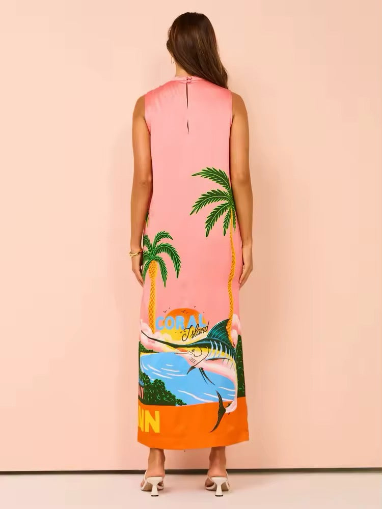 Paradise Inn Maxi Dress