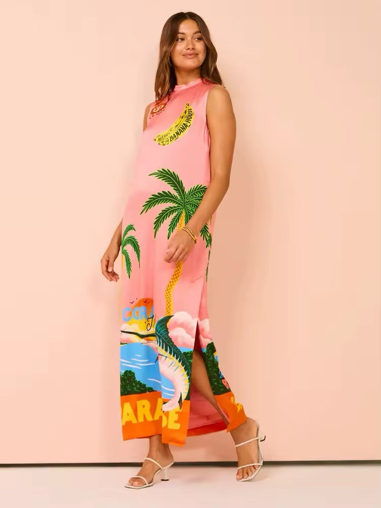 Paradise Inn Maxi Dress