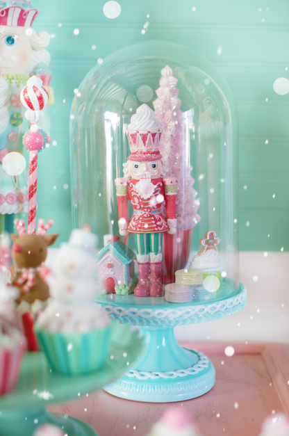 Pastel Nutcracker in Cloche