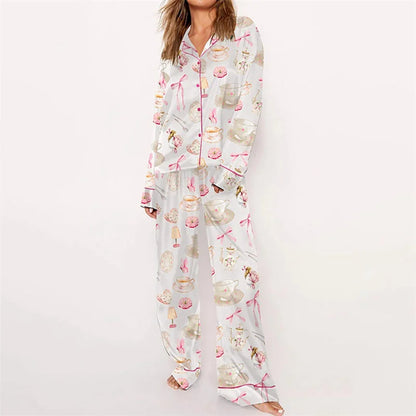 White Bow Pajamas