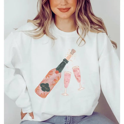 Champagne Illustration Sweatshirt
