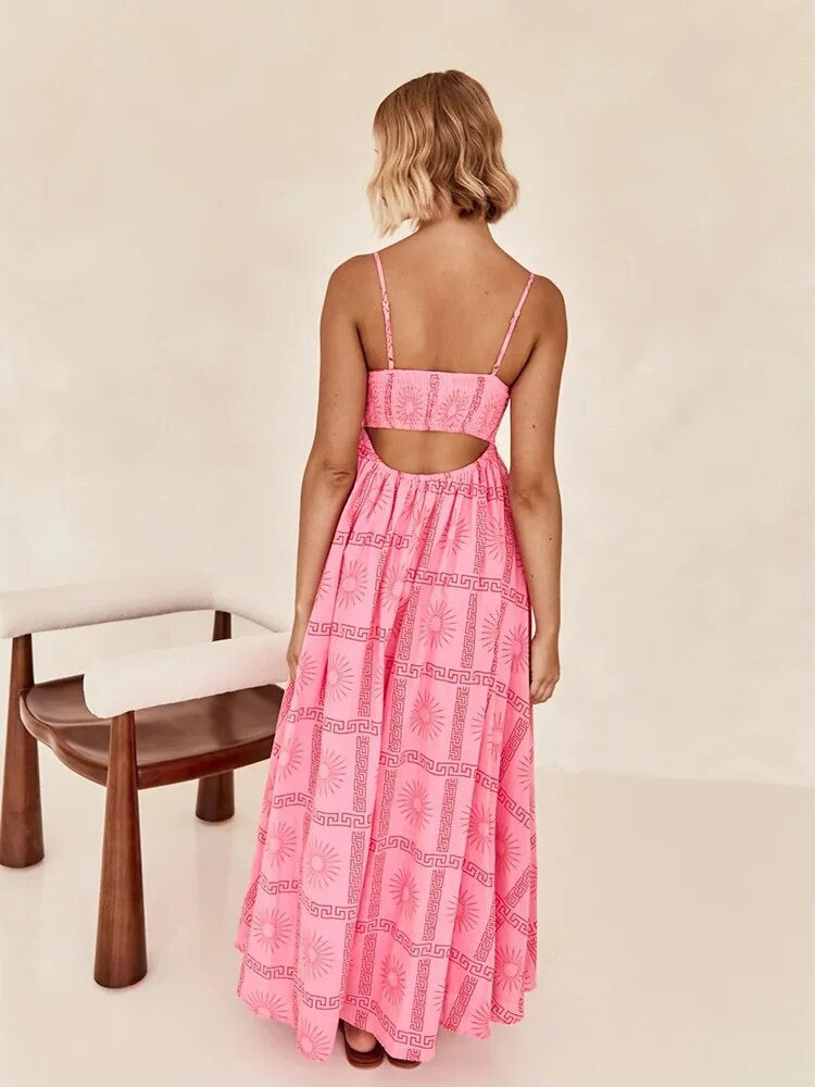 Pink Pattern Dress