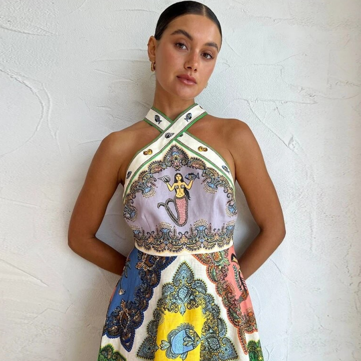 Arabella Fish Print Dress