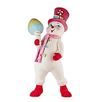 Candy Snowman w/Cotton Candy