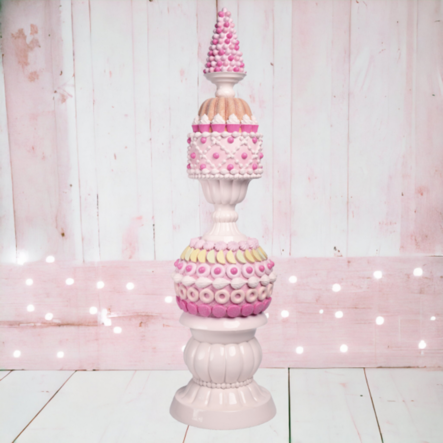 Pink Potted Cupcake Tree