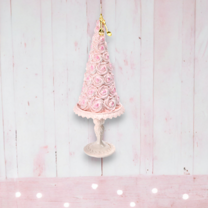 Pink Rosette Icing Tree Ornament