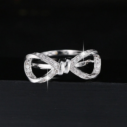 Crystal Bow Ring