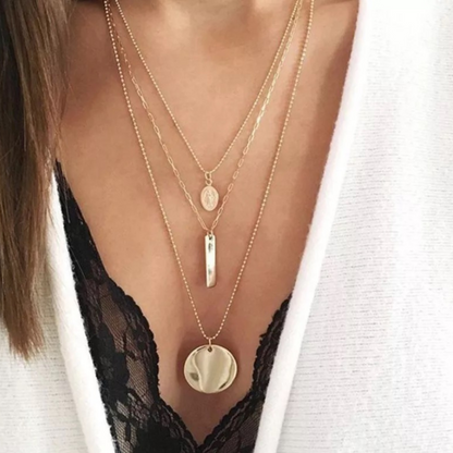 Virgin Mary Layered Necklace