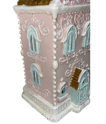 Pink Cookie Factory Gingerbread  House