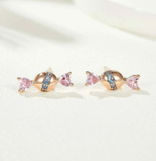 Candy Crystal Stud Earrings