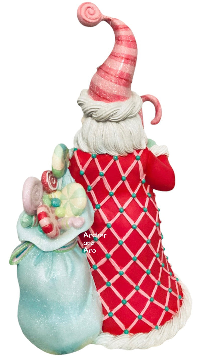 Candy Santa Figurine