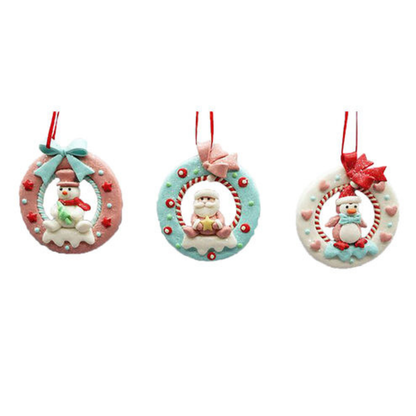Candy Cookie Wreath Ornaments