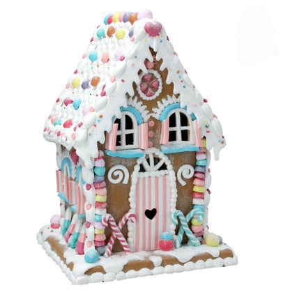 Candy Cane Gingerbread House