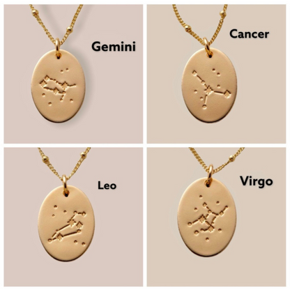 Leo Constellation Zodiac Necklaces